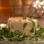 Grillkäse mit Bärlauch und Pfeffer