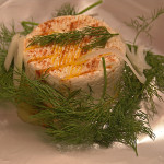Grillkäse mit Dill und Muskat