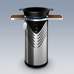 Gasgrill-Set: Vituro mit Pfanne