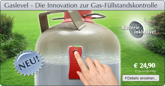 Gaslevel - Die Innovation zur Gasflaschen-F�llstandskontrolle