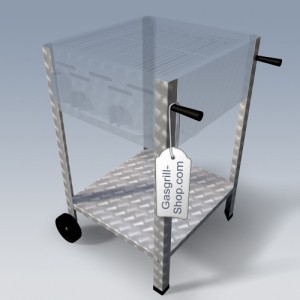 Standbeine mit Rollen (2er Breite)
