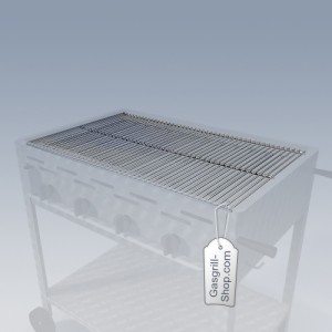 Edelstahl-Grillrost (4er Breite)