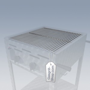 Aufpreis: Edelstahl-Grillrost (2er Breite)