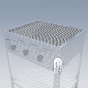 Aufpreis: Edelstahl-Grillrost (3er Breite)