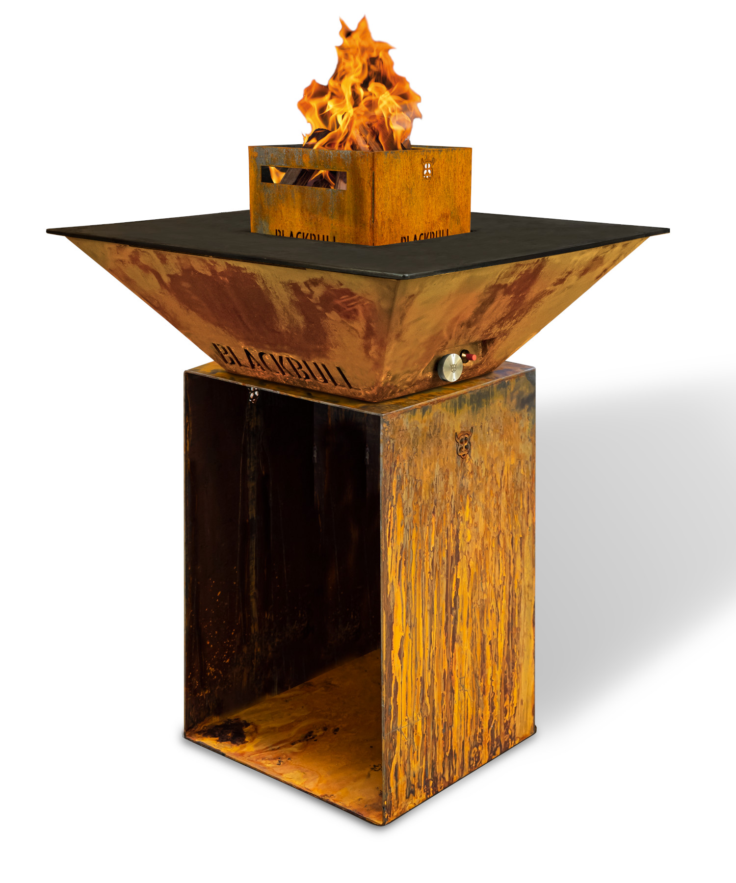 PiQoo als Feuerkorb