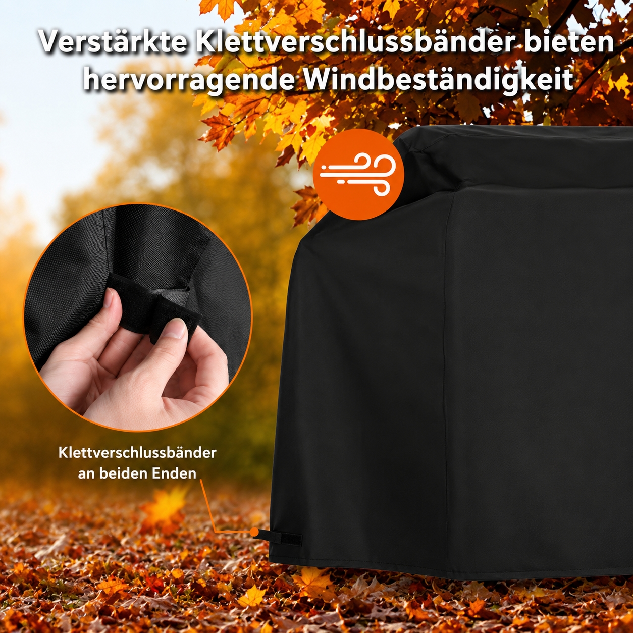 Klettverschluss Wetterschutzh�lle