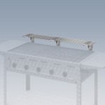 Warmhalterost mit Grill-Halterung (5er Breite)