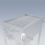 Aufpreis: Edelstahl-Grillrost zerlegbar (1er Breite)