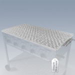 Edelstahl-Grillabdeckung (5er Breite)
