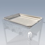 Edelstahl-Pfanne 8 cm (3er Breite)