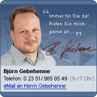Ihr Kontakt: Björn Gebehenne
